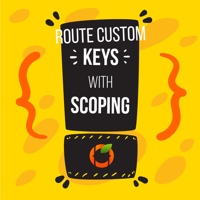 How the route custom keys work with scoping in Laravel